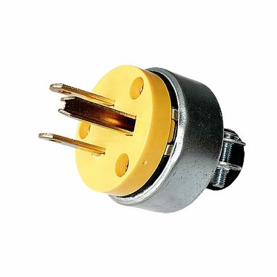 ABS Inside Copper 3 Flat Pins Plug 3 Pin Electric Plug Socket